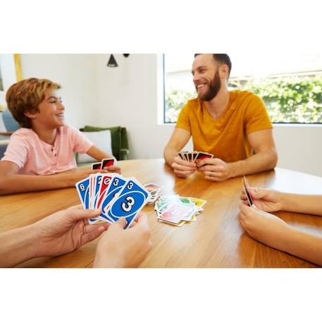 Jeu de Cartes Uno - Mattel Games - Pour toute la famille - 2 joueurs ou plus - Dès 7 ans ROUGE 3 - vertbaudet enfant 