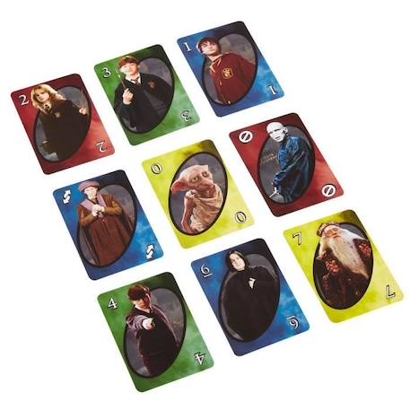 Jeu de cartes Uno Harry Potter de Mattel Games - Pour 2 à 10 joueurs dès 7 ans VERT 4 - vertbaudet enfant 