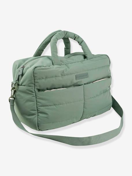Sac à langer matelassé sable+vert 14 - vertbaudet enfant 
