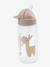 Gourde avec paille rétractable beige+Bleu (Elphee)+blush+sable+Vert (Croco) 13 - vertbaudet enfant 