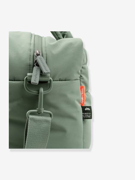 Sac à langer matelassé sable+vert 17 - vertbaudet enfant 
