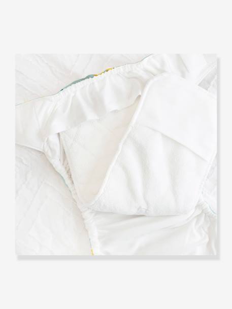 Miosolo couche lavable tout-en-un bleu+DOUX CITRON+vert 3 - vertbaudet enfant 
