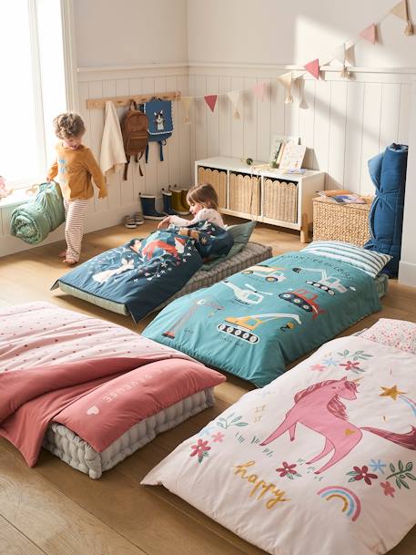 Couchage de sieste maternelle personnalisable MINILI FÉÉRIE rose 3 - vertbaudet enfant 