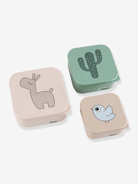 Lot de 3 boîtes Deer Friends multicolore+rose nude+sable+vert 10 - vertbaudet enfant 