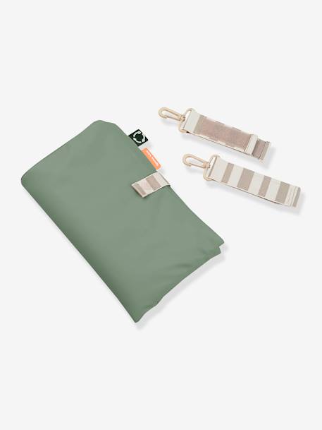 Sac à langer matelassé sable+vert 18 - vertbaudet enfant 