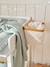 Panier de rangement en sherpa pour table à langer blanc 1 - vertbaudet enfant 