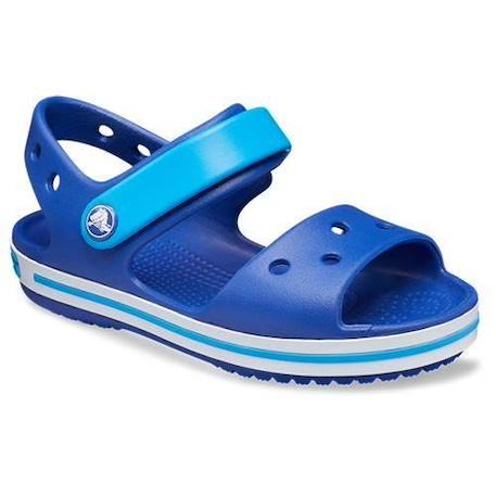 Sandales enfant Crocs Crocband Relaxed Fit - Cerulean & Ocean Bleu BLANC+BLEU 8 - vertbaudet enfant 
