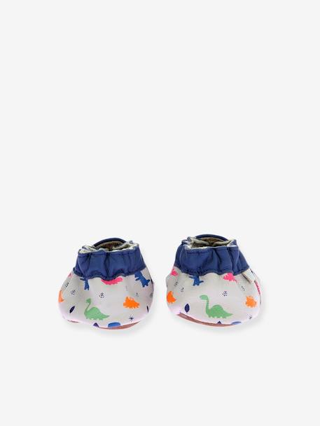 Chaussons cuir souple bébé BLUDINO 974800 © bleu 4 - vertbaudet enfant 