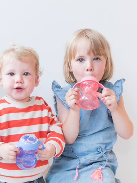 Mini Gobelet Easy grip avec anses 150 ml - pêche 2 - vertbaudet enfant 