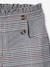 Short en flanelle carreaux fille carreaux marine 5 - vertbaudet enfant 
