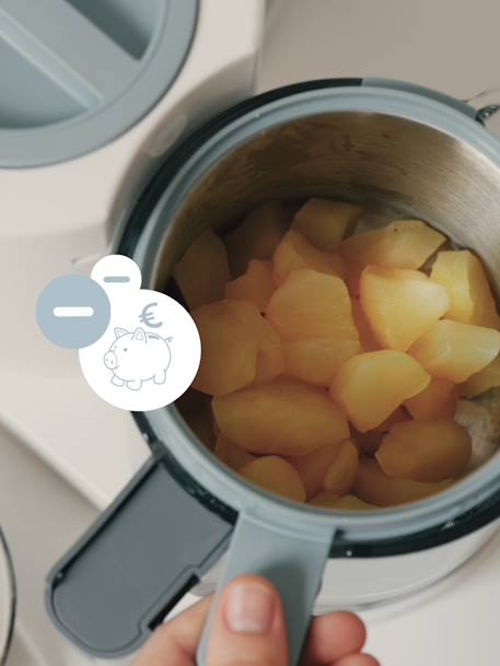 Robot cuiseur 6 en 1 Babycook Neo beige+bleu nuit+eucalyptus+gris et blanc 32 - vertbaudet enfant 