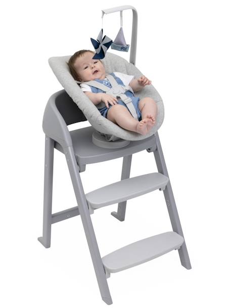 Siège naissance pour chaise haute évolutive Crescendo Up Grey 6 - vertbaudet enfant 