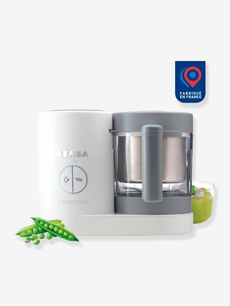 Robot cuiseur 6 en 1 Babycook Neo beige+bleu nuit+eucalyptus+gris et blanc 28 - vertbaudet enfant 