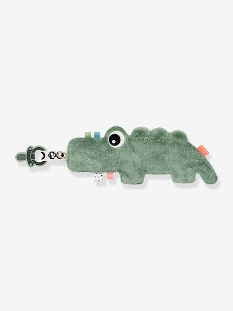 Doudou attache-sucette Croco vert 2 - vertbaudet enfant 