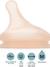 Lot de 2 tétines débit moyen (M) pour biberon Zer0.Zer0 Rose nude 2 - vertbaudet enfant 