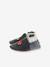 Chaussons cuir souple bébé Badge Fire 974780 - © marine 3 - vertbaudet enfant 