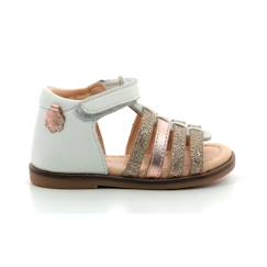 Chaussures-Chaussures fille 23-38-ASTER Sandales Nime blanc