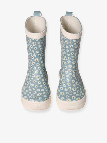 Bottes pluie fille caoutchouc bleu imprimé+lot rose 5 - vertbaudet enfant 