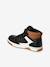 Baskets enfant garçon synthétique montantes à scratchs denim brut+noir 9 - vertbaudet enfant 