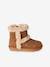 Boots enfant fille fourrées zippées marron 3 - vertbaudet enfant 