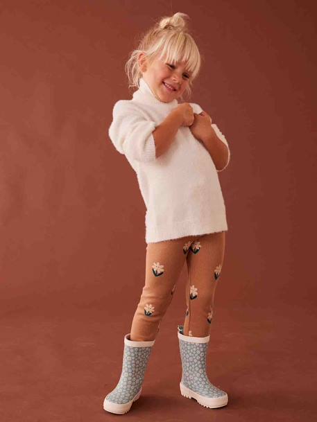 Bottes pluie fille caoutchouc bleu imprimé+lot rose 9 - vertbaudet enfant 
