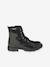 Boots enfant fille vernies synthétique zippées lot noir+noir+noir imprimé 7 - vertbaudet enfant 