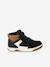 Baskets enfant garçon synthétique montantes à scratchs denim brut+noir 8 - vertbaudet enfant 
