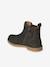 Boots enfant fille cuir détails festons lot beige+marine+marron+noir+taupe 14 - vertbaudet enfant 