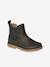 Boots enfant fille cuir détails festons lot beige+marine+marron+noir+taupe 12 - vertbaudet enfant 