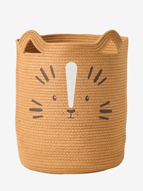 Panier de rangement XL en corde de coton Tigre caramel 2 - vertbaudet enfant 