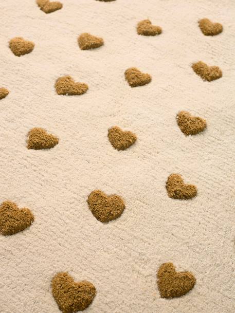 Tapis rond Coeur beige imprimé 3 - vertbaudet enfant 