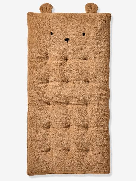 Matelas de sol ourson en sherpa marron 3 - vertbaudet enfant 
