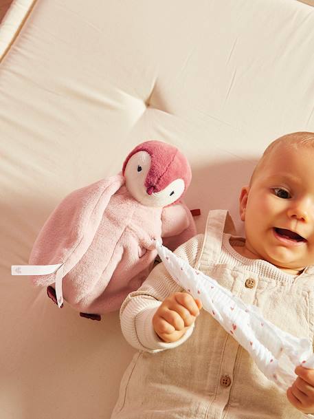 Peluche à bisous manchot Complices - rose 1 - vertbaudet enfant 