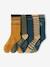 Lot de 5 paires de chaussettes 'dino' garçon beige 1 - vertbaudet enfant 