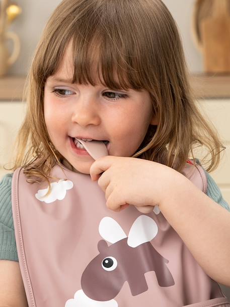Set de 3 couverts Happy dots blush+vert 3 - vertbaudet enfant 