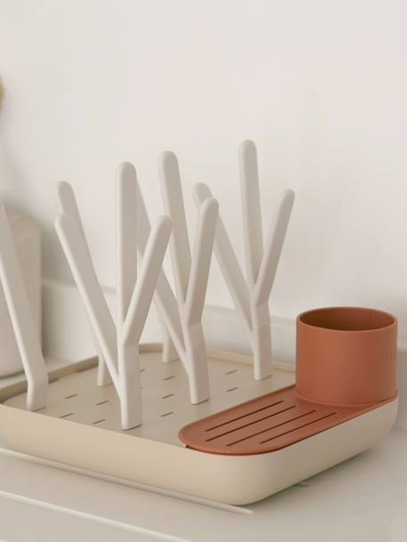 Egoutte-biberons Forêt beige+Misty green/mineral+Terracotta/clay 12 - vertbaudet enfant 
