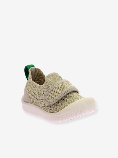 Chaussons bébé Kitoukro beige doré 1 - vertbaudet enfant 