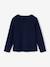 Tee-shirt fantaisie fille manches longues gris foncé+marine 5 - vertbaudet enfant 