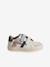 Baskets enfant garçon cuir à scratchs écru+lot blanc+lot bleu 2 - vertbaudet enfant 