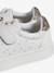 Baskets enfant fille synthétique détails dorés blanc imprimé 8 - vertbaudet enfant 
