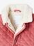 Veste velours matelassée bébé doublée sherpa bois de rose 3 - vertbaudet enfant 