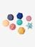 Lot de 8 balles sensorielles jaune+multicolore 7 - vertbaudet enfant 
