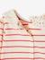T-shirt bébé col brodé manches longues beige clair+rayé marine+rayé rouge 19 - vertbaudet enfant 