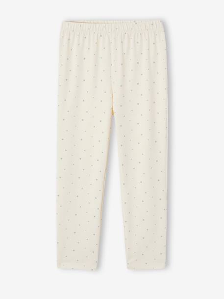 Lot 2 pyjamas fille gipsy lot bleu glacier/écru 4 - vertbaudet enfant 