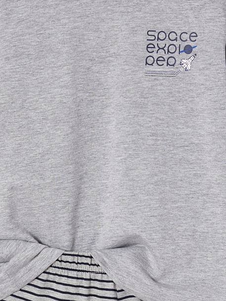 Lot de 2 pyjamas garçon space explorer Lot bleu/ gris chiné 8 - vertbaudet enfant 