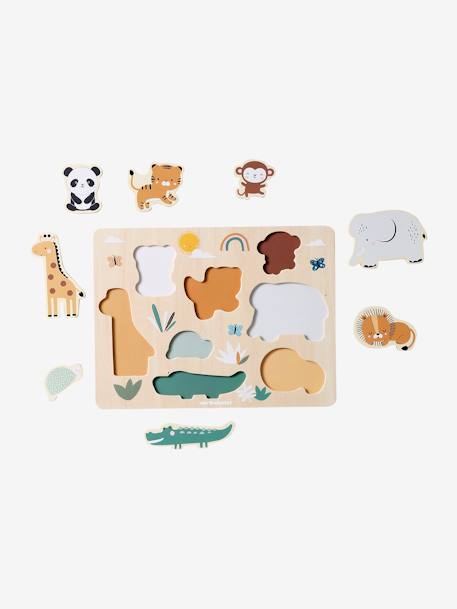 Puzzle chunky TANZANIE en bois FSC® bois 4 - vertbaudet enfant 