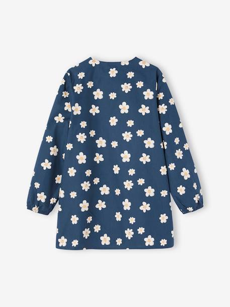 Tablier fille personnalisable à fleurs marine 2 - vertbaudet enfant 