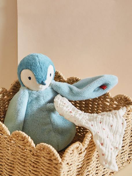 Peluche à bisous manchot Complices - vert 2 - vertbaudet enfant 