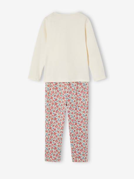 Lot 2 pyjamas fille gipsy lot bleu glacier/écru 7 - vertbaudet enfant 