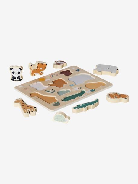 Puzzle chunky TANZANIE en bois FSC® bois 3 - vertbaudet enfant 